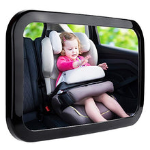 Load image into Gallery viewer, Zacro Baby Car Mirror, Shatter-Proof Acrylic Baby Mirror for Car, Rearview Baby Mirror-Easily to Observe The Baby's Every Move, Safety and 360 Degree Adjustability