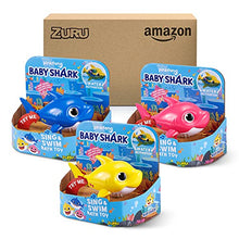 Load image into Gallery viewer, Baby Shark Sing & Swim Bath Toy 3-Pack
