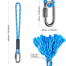 Load image into Gallery viewer, BeneLabel Poseidon Series Sewn Prusik Loops Ropes, Safety, 19", Diameter 2/5", 2 Pack, Blue