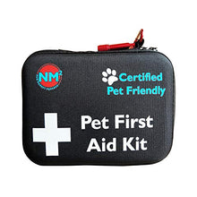 Load image into Gallery viewer, Pet First Aid Kit for Dogs & Cats | New 60 Piece First Aid Bag for Pets, Animals | Perfect for Travel Emergencies with Pet First Aid Guide Book and Instructions | Certified Pet Friendly