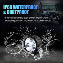 Load image into Gallery viewer, 4WDKING 2 Inch LED Round Light, 20W Spot Driving Light Waterproof Off Road Ditch Light Work Lamp for Motorcycle ATV UTV Dirt Bike 4x4 Pickup Truck Boat Trailer, Pack of 2 Pcs