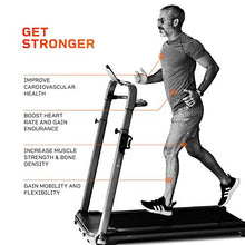 Load image into Gallery viewer, LifePro Electrostride Compact Folding Treadmill | Installation-Free Smart Treadmill for Home w/Bluetooth - Portable 36 Pre-Set Programs 17" Wide Tread Belt Running Machine for Cardio & Weight Loss