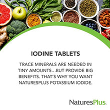 Load image into Gallery viewer, NaturesPlus Potassium Iodide - 150 mcg , 100 Vegan Tablets - Thyroid Support Supplement , Supports Respiratory Health - Vegetarian , Gluten Free - 100 Servings