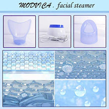 Load image into Gallery viewer, MODVICA Facial Steamer Deep Clean And Hydrate The Skin Water replenishing sprayer Face humidifier Professional Facial Treatment For Face Personal Sauna Spa (blue)