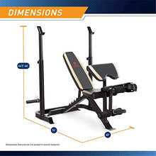 Load image into Gallery viewer, Marcy Adjustable Olympic Weight Bench with Leg Developer and Squat Rack MD-879