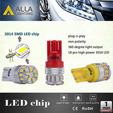 Load image into Gallery viewer, Combo T10 168 194 LED Bulbs Red + Yellow + White Interior Map, Dome, Trunk, Marker Lights, License Plate Lights 2825 W5W 194NA 175 161