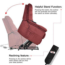 Load image into Gallery viewer, Lift Chairs for Elderly - Lift Chairs Recliners Lift Sofa Electric Recliner Chairs with Remote Control Soft Fabric Lounge