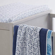 Load image into Gallery viewer, HonestBaby Organic Cotton Changing Pad Cover, Compass, One Size