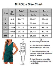 Load image into Gallery viewer, MIROL Women's Sleeveless Silk Mini Dress Tie Waist Casual V Neck Satin Beach Dress Solid Ruched Bodycon Tank Dress Khaki