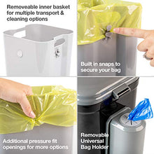 Load image into Gallery viewer, PetFusion Portable Outdoor Pet Waste Disposal. Innovative Dog Waste Station with Locking Handle, Universal Dog Poop Bag Holder, Complimentary Deodorizer & 5 Waste Bags Incl. 12 Month Warranty