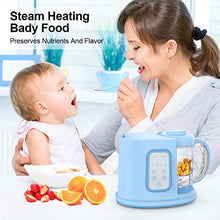 Load image into Gallery viewer, Baby Food Maker Eccomum Baby Food Processor Multi-Function Cooker and Blender to Steam and Puree Baby Food Warmer Mills Machine- 20 Oz Tritan Stirring Cup, Touch Control Panel, Auto Shut-Off