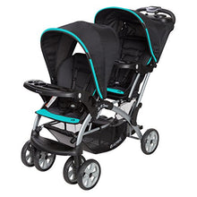 Load image into Gallery viewer, Baby Trend Sit n Stand Double Stroller, Optic Teal