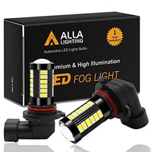 Load image into Gallery viewer, Alla Lighting 9145 H10 LED Fog Light Bulbs, 6000K Xenon White 2800 Lumens Xtreme Super Bright PY20D 9140 9045 9155 9040 5730 33-SMD 12V Replacement