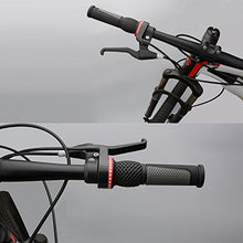 Load image into Gallery viewer, TOPCABIN 2X Short Mini Handlebar Bicycle Grips Fit Many Standard Bikes 90MM Length (Black + Grey)