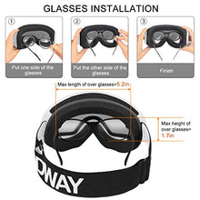 Load image into Gallery viewer, findway Kids Ski Goggles, Kids Snow Snowboard Goggles for Boys Girls Youth OTG