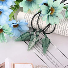 Load image into Gallery viewer, JOVIVI Natural Green Aventurine Necklace Hexagonal Pointed Cone Healing Crystals Stone Reiki Gemstone Chakra Pendant Necklace with Adjustable Rope