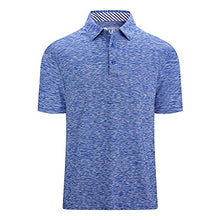 Load image into Gallery viewer, Alex Vando Mens Golf Shirt Moisture Wicking Quick-Dry Short Sleeve Casual Polo Shirts for Men,Blue,XL