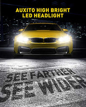 Load image into Gallery viewer, AUXITO 9005 H11 LED Headlight Bulbs Combo, High Low Beam Replacement, 24000LM 6500K Cool White, Wireless Headlight LED Bulbs, Pack of 4