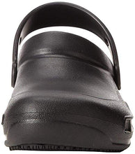 Load image into Gallery viewer, Crocs Unisex Bistro Work Clog, Black, 9 US Men / 11 US Women
