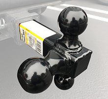 Load image into Gallery viewer, MAXXHAUL Black 70270 Hollow Shaft Triple Ball Mount - Black