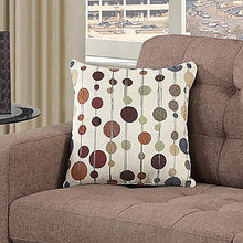 Load image into Gallery viewer, Poundex F6904 Bobkona Windsor Linen-Like 2 Piece Sofa and Loveseat Set, Light coffee