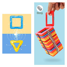 Load image into Gallery viewer, KIDCHEER Magnetic Tiles 72PCS STEM Toddler Toys for 3+ Year Old Boys and Girls Kids Castle Magnet Building Blocks Game Educational Stacking Gift for Boys & Girls - Compatible with Major Brands Blocks