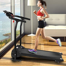 Load image into Gallery viewer, Smart 2HP Electric Folding Treadmill, 3 Levels Manual Incline Fitness Motorized Running Jogging Exercise Machine with W/PAD Holder, Hand Grip Pulse Sensor for Home Gym Cardio Workout Training Indoor