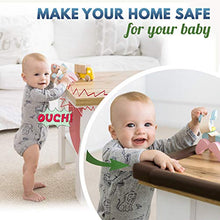 Load image into Gallery viewer, Baby Safety Edge Guards Set, Soft Furniture Bumper, Child Proof Table Corner Protector Protectors, Rubber Protector Strips (18Ft + 3 Child Drawer Locks) Brown