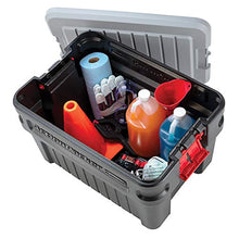 Load image into Gallery viewer, Rubbermaid ActionPacker️ 24 Gal Lockable Storage Bins Pack of 2, Industrial, Rugged Storage Containers with Lids