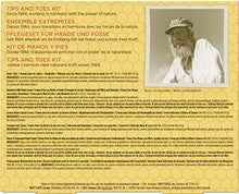 Load image into Gallery viewer, Burt's Bees Tips and Toes Kit Gift Set, 6 Travel Size Products in Gift Box - 2 Hand Creams, Foot Cream, Cuticle Cream, Hand Salve and Lip Balm