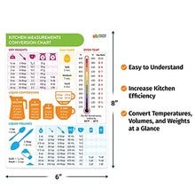 Load image into Gallery viewer, Kitchen Conversion Chart Magnet - Imperial & Metric to Standard Conversion Chart Decor Cooking Measurements for Food - Measuring Weight, Liquid, Temperature - Recipe Baking Tools Cookbook Accessories