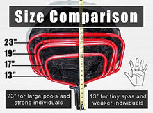 Load image into Gallery viewer, Pool Net Skimmer Fine Mesh - ProTuff Unlimited Free Replacements - 3X Faster Pro Grade Pool Nets for Cleaning Heavy Duty Leaf, Small & Large Debris Messes