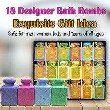 Load image into Gallery viewer, Perfume Gift Sets for Teens & Women Bath Bombs Set - Designer Fragrance Gift Set -18 Eu De Toilette Spa Bath Bombs for Women. Best Bath Bombs for Teenage Girls Party Favors.#1 Gifts for Teenage Girls!