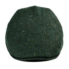 Load image into Gallery viewer, JANGOUL Kids Wool Tweed Flat Cap Herringbone Boy Girl Newsboy Caps Infant Toddler Child Youth Beret Hat Ivy Gatsby Cap (2-3T, Flecked Green)