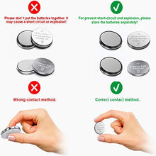 Load image into Gallery viewer, 50 pcs Pack - CR2032 Battery 3v Lithium Button Cell Coin 2032 Battery Nightkonic