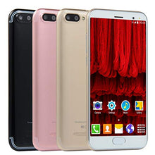 Load image into Gallery viewer, Unlocked 5.0 inch Dual HD Dual SIM Camera Smartphone Android 6.0 1G+4G Extended Memory 32G WiFi GPS Call Mobile Phone (Gold)