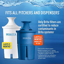 Load image into Gallery viewer, Brita Everyday Pitcher with 1 Longlast Filter, Large 10 Cup, Turquoise