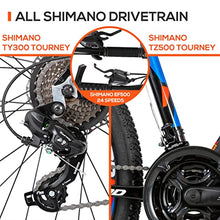 Load image into Gallery viewer, Hiland Aluminum Mountain Bike,Shimano 24 Speeds,26 inch Wheels, with Disc Brake,3 Sizes for Men Mens Bikes