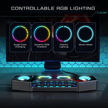 Load image into Gallery viewer, FIFINE Gaming Microphone and Computer Speaker, USB Mic with Quick Mute,Tripod Stand, Pop Filter, Shock Mount, Gain Control, RGB External Speaker for Streaming Twitch Podcasts Video (A6V+A16