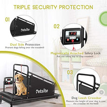 Load image into Gallery viewer, PETSITE Dog Treadmill, Pet Dog Running Machine for Small & Medium-Sized Dogs, Pet Fitness Treadmill with 1.4'' LCD Display Screen, 200 LBS Capacity