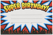 Load image into Gallery viewer, Teacher Created Resources Superhero Super Birthday Awards (5844)