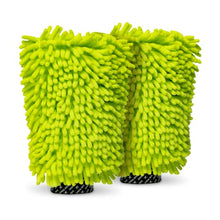 Load image into Gallery viewer, Chenille Premium Scratch-Free Microfiber Wash Mitt Green (2 Pack)