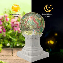 Load image into Gallery viewer, Bundle of Solar Turtle and Gazing Ball om Column