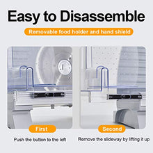 Load image into Gallery viewer, WERISE Meat Slicer Electric Deli Food Slicer for Home Use with 6.7'' Removable Stainless Steel Blade and Non-Slip Feet, Adjustable Thickness for Meat, Cheese, Bread,110V