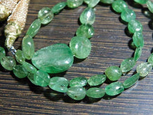 Load image into Gallery viewer, BEADS GEMSTONE 98 carat-AA-Tsavorite Smooth BIG Nuggets- 14.50 Inch Long Strand -Stones measure- 6-17mm Code-HIGH-7949