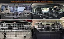 Load image into Gallery viewer, Adakiit Dog Barrier for SUV Car & Vehicles, Adjustable Pet Barrier Car Gate Universal Fit Wire Mesh Dog Car Guard - Car Divider for Dogs Pets SUVs