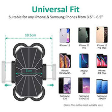 Load image into Gallery viewer, Bovon Bike Phone Mount with 360 Rotation, Anti-Shake Adjustable Motorcycle Phone Mount for Bicycle & Scooter, Compatible with iPhone SE/11 Pro Max/11 Pro/11/XS/XS Max/XR/8, Samsung S20/S20 Plus