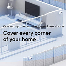 Load image into Gallery viewer, WYZE Cam Outdoor Starter Bundle (Includes Base Station and 1 Camera), 1080p HD Indoor/Outdoor Wire-Free Smart Home Camera with Night Vision, 2-Way Audio, Works with Alexa & Google Assistant, white