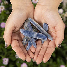 Load image into Gallery viewer, KALIFANO Kyanite Blade Bundle with Healing & Calming Effects - High Energy Reiki Crystal Used for Meditation and (Information Card Included)