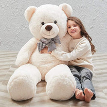 Load image into Gallery viewer, Misscindy Giant Teddy Bear Plush Stuffed Animals for Girlfriend or Kids 47 inch, (White)